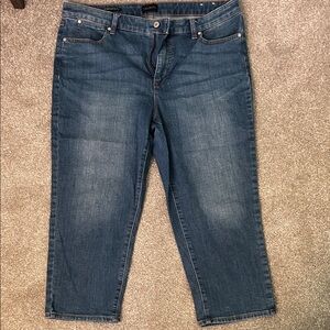 Talbots Women's Straight Leg Jeans - Medium Blue Wash